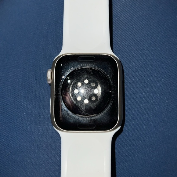 Apple Watch - Series 7, Aluminum & Ceramic Case, Starlight Color - Picture 3 of 3